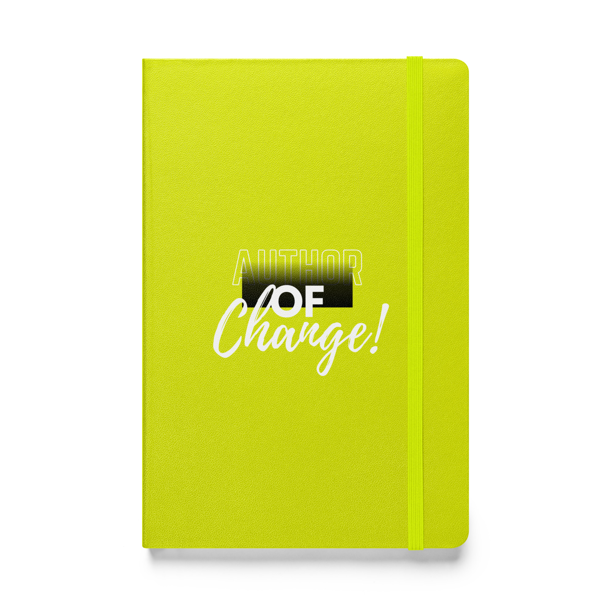 Author of Change Hardcover Notebook - Image 3