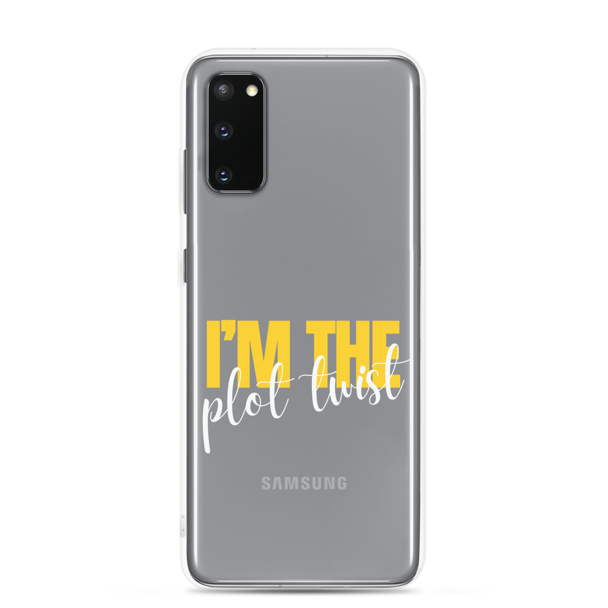 I'M THE PLOT TWIST Clear Case for Samsung® - Image 11