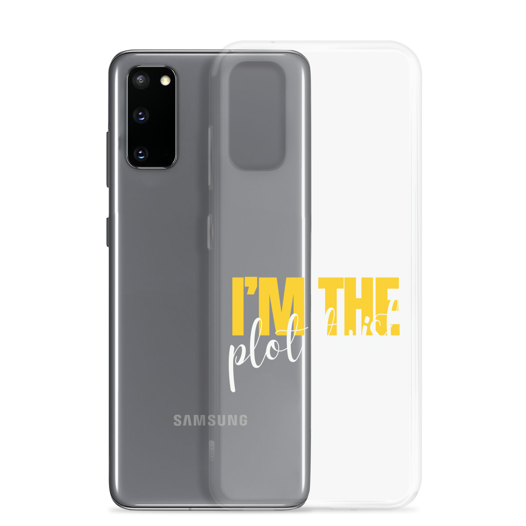 I'M THE PLOT TWIST Clear Case for Samsung® - Image 12
