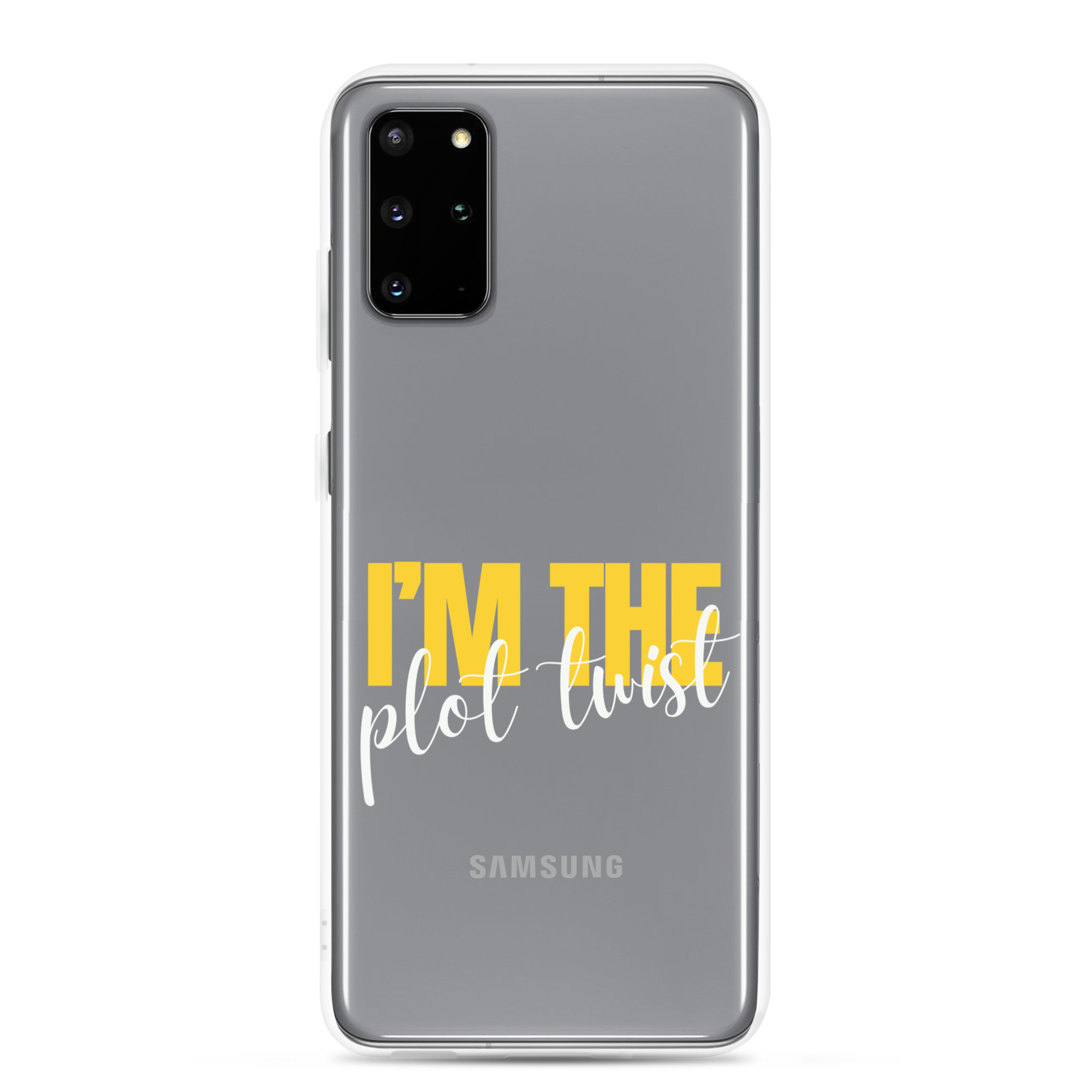 I'M THE PLOT TWIST Clear Case for Samsung® - Image 7
