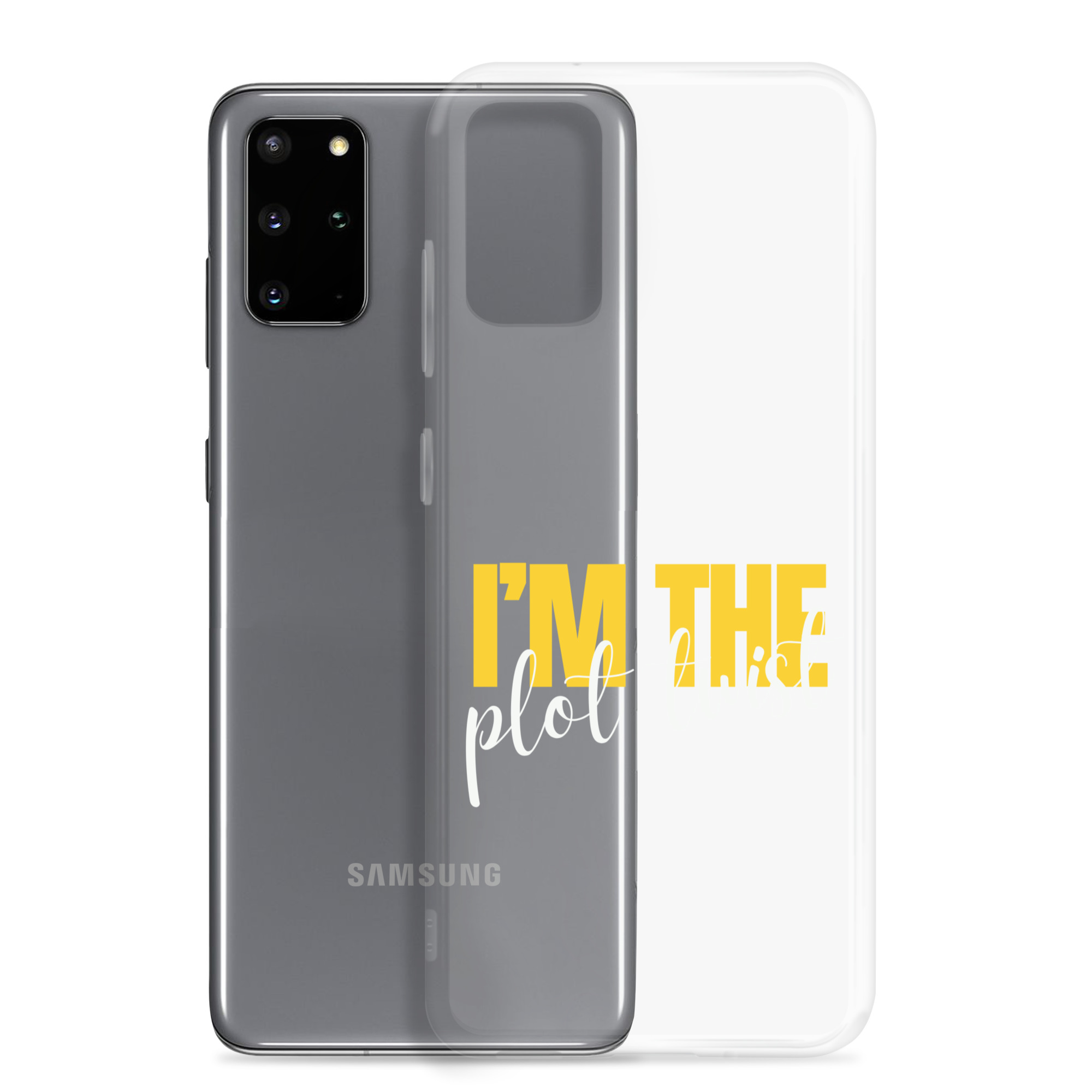 I'M THE PLOT TWIST Clear Case for Samsung® - Image 8