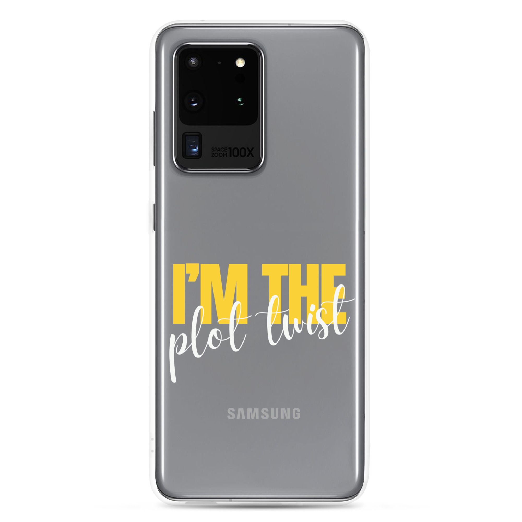 I'M THE PLOT TWIST Clear Case for Samsung® - Image 9