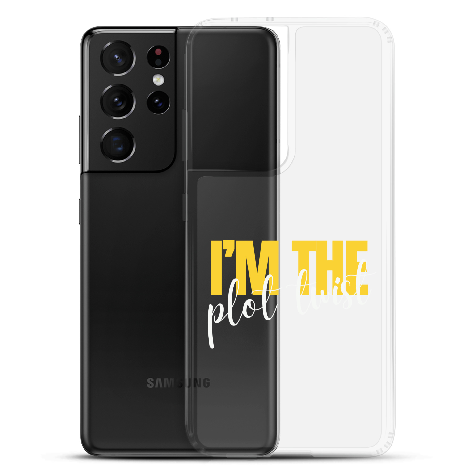 I'M THE PLOT TWIST Clear Case for Samsung® - Image 16