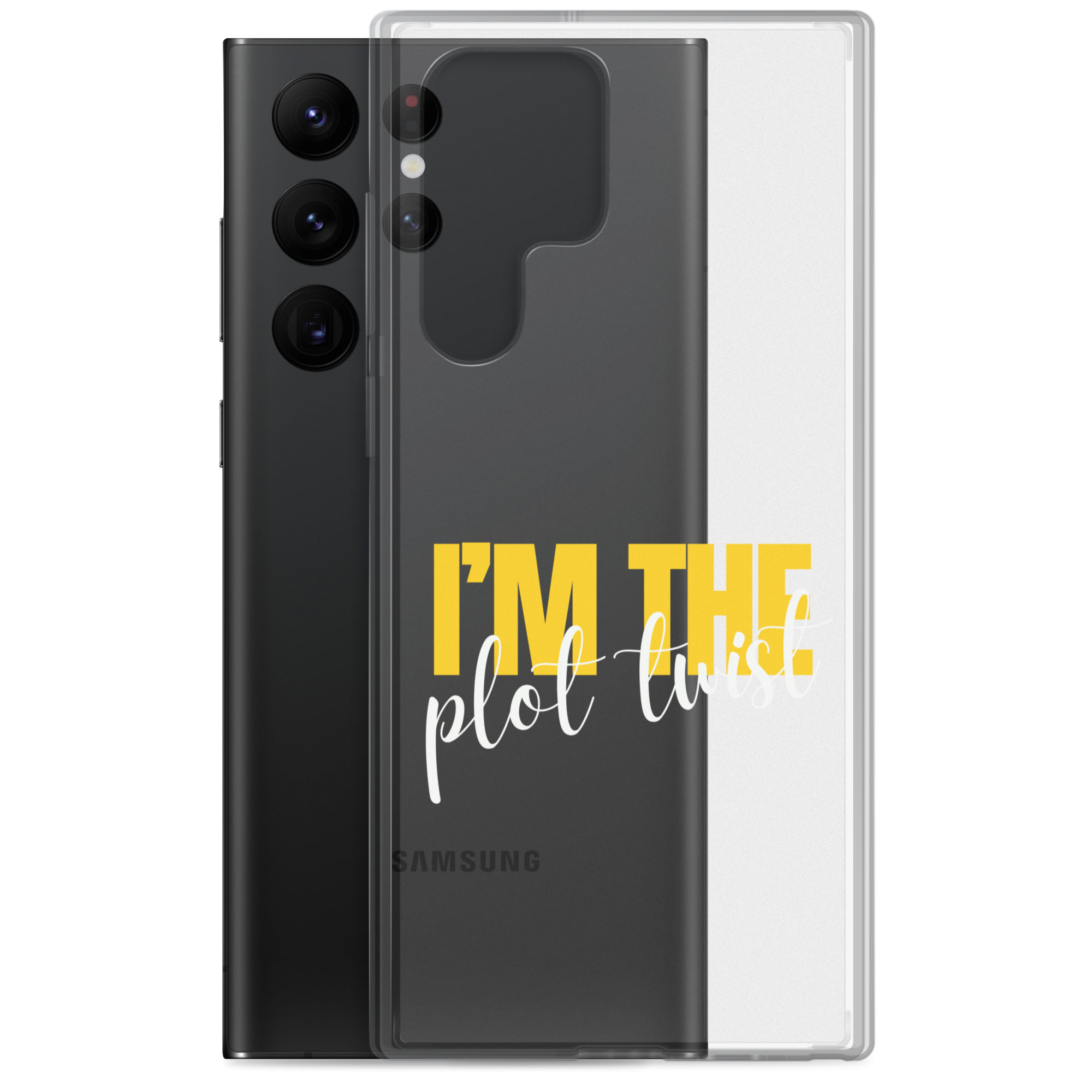 I'M THE PLOT TWIST Clear Case for Samsung® - Image 22