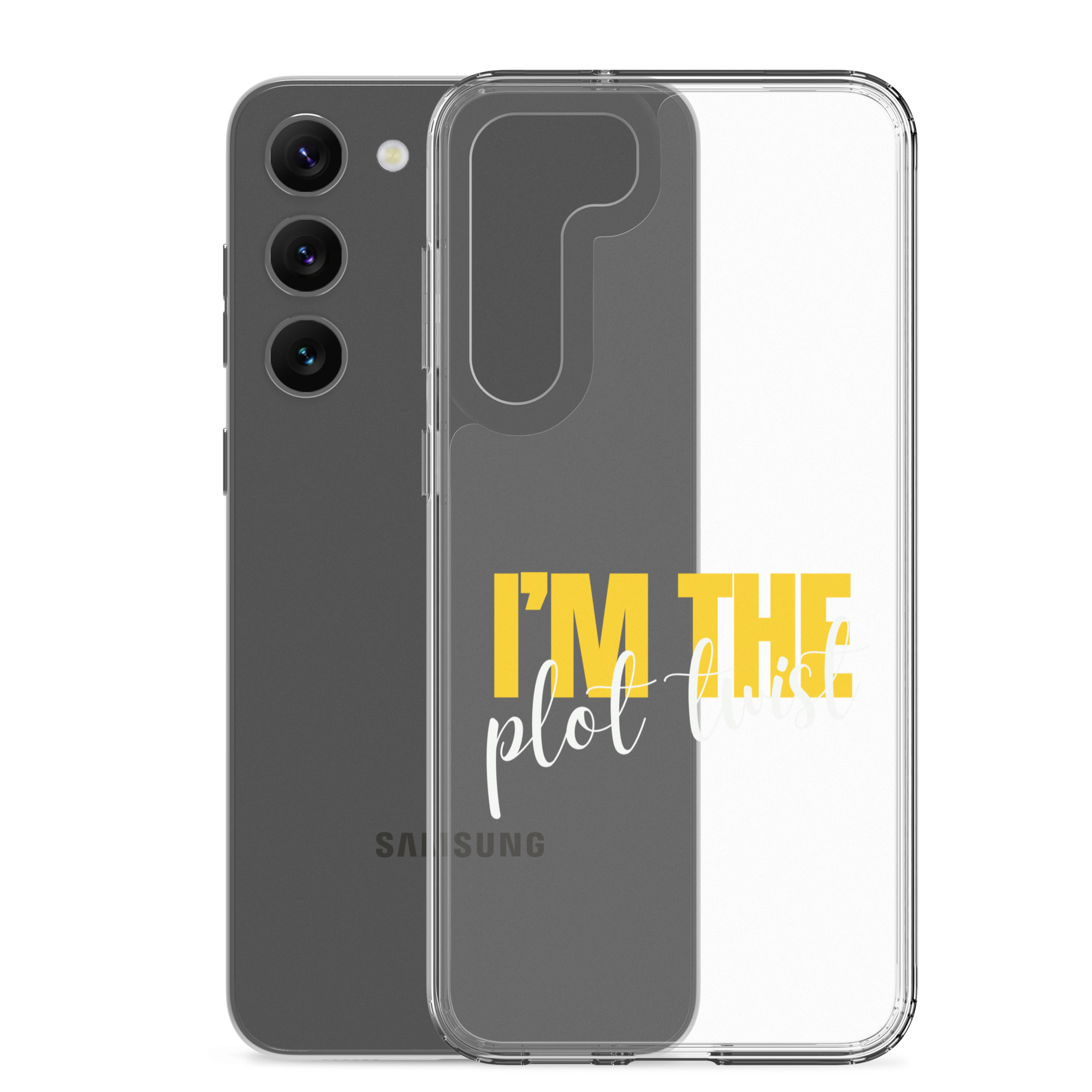 I'M THE PLOT TWIST Clear Case for Samsung® - Image 32