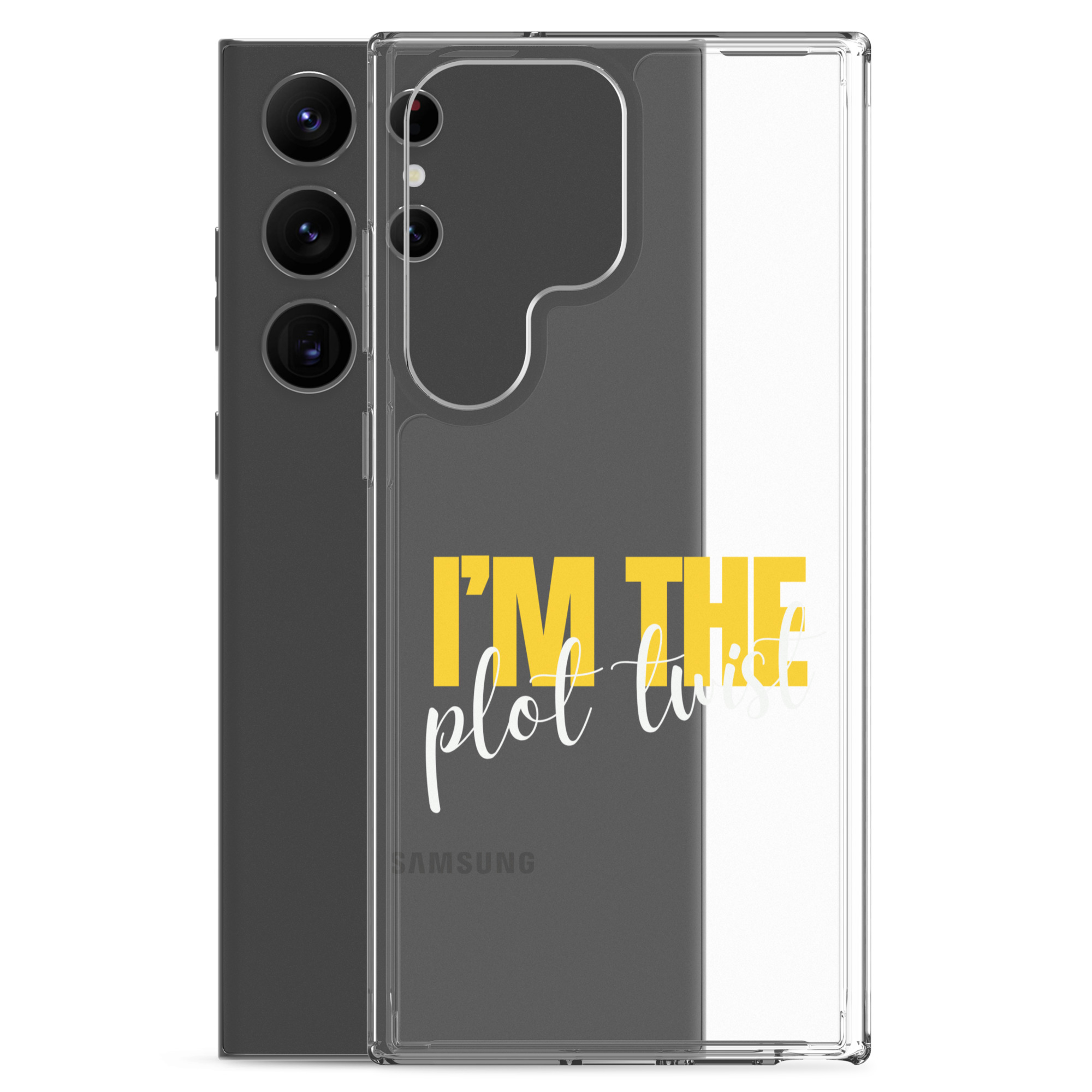 I'M THE PLOT TWIST Clear Case for Samsung® - Image 34