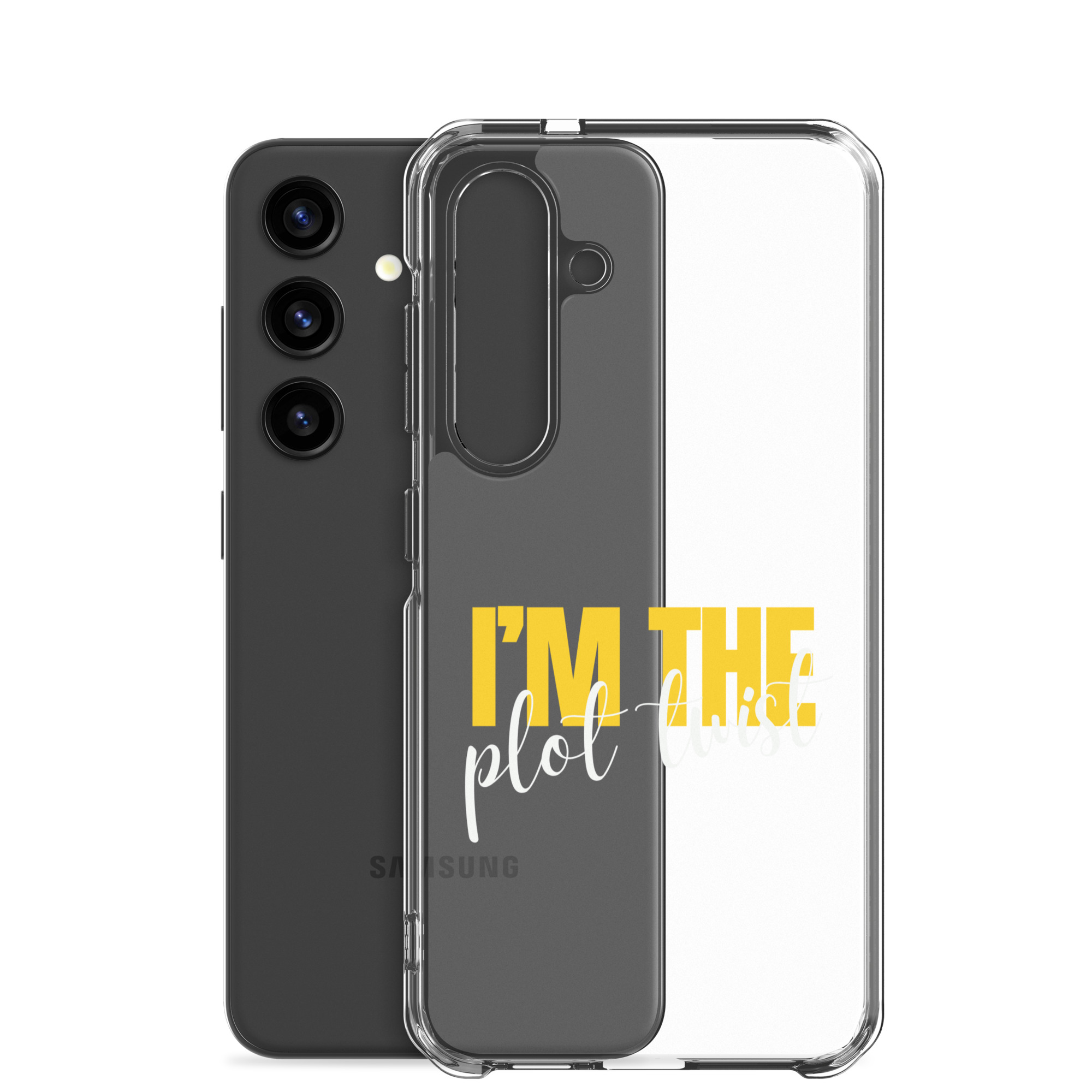 I'M THE PLOT TWIST Clear Case for Samsung® - Image 42