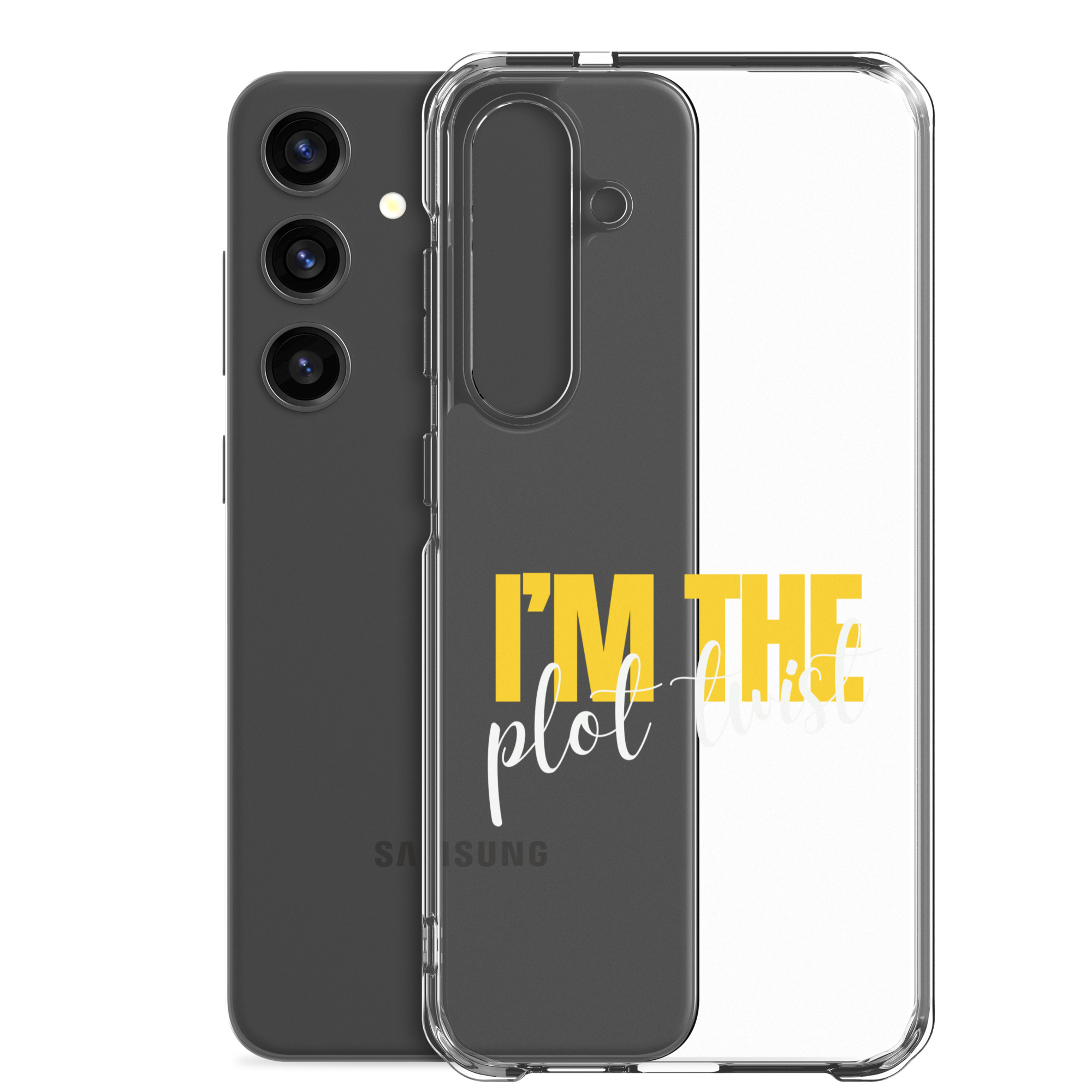 I'M THE PLOT TWIST Clear Case for Samsung® - Image 38