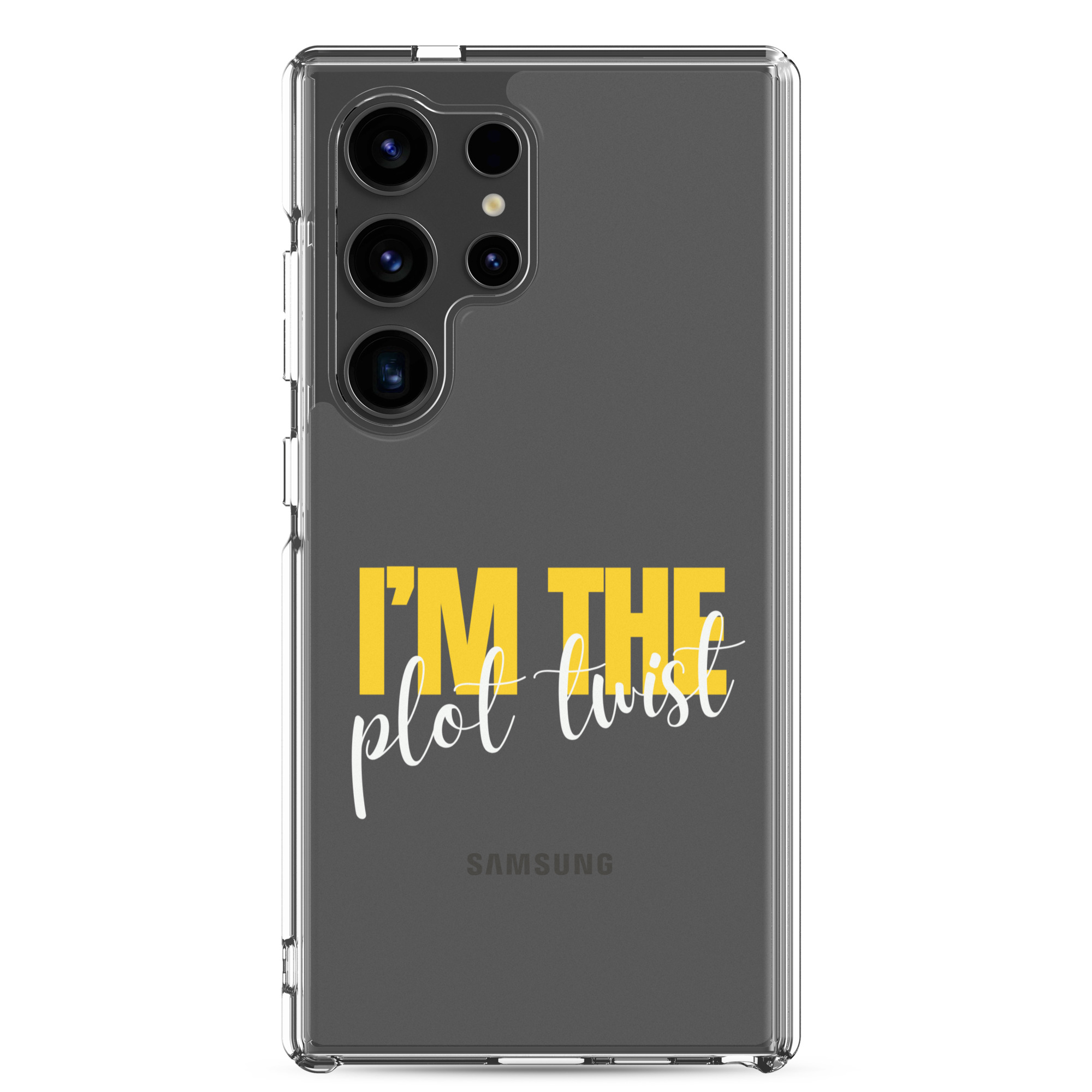 I'M THE PLOT TWIST Clear Case for Samsung® - Image 39