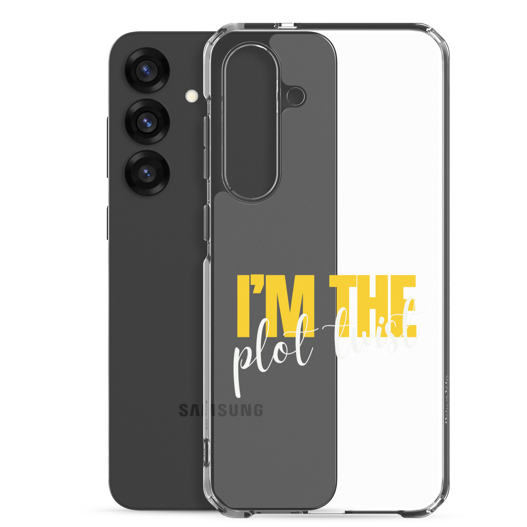 I'M THE PLOT TWIST Clear Case for Samsung® - Image 26
