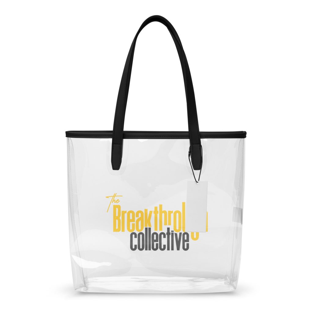 The Breakthrough Collective Clear Tote Bag
