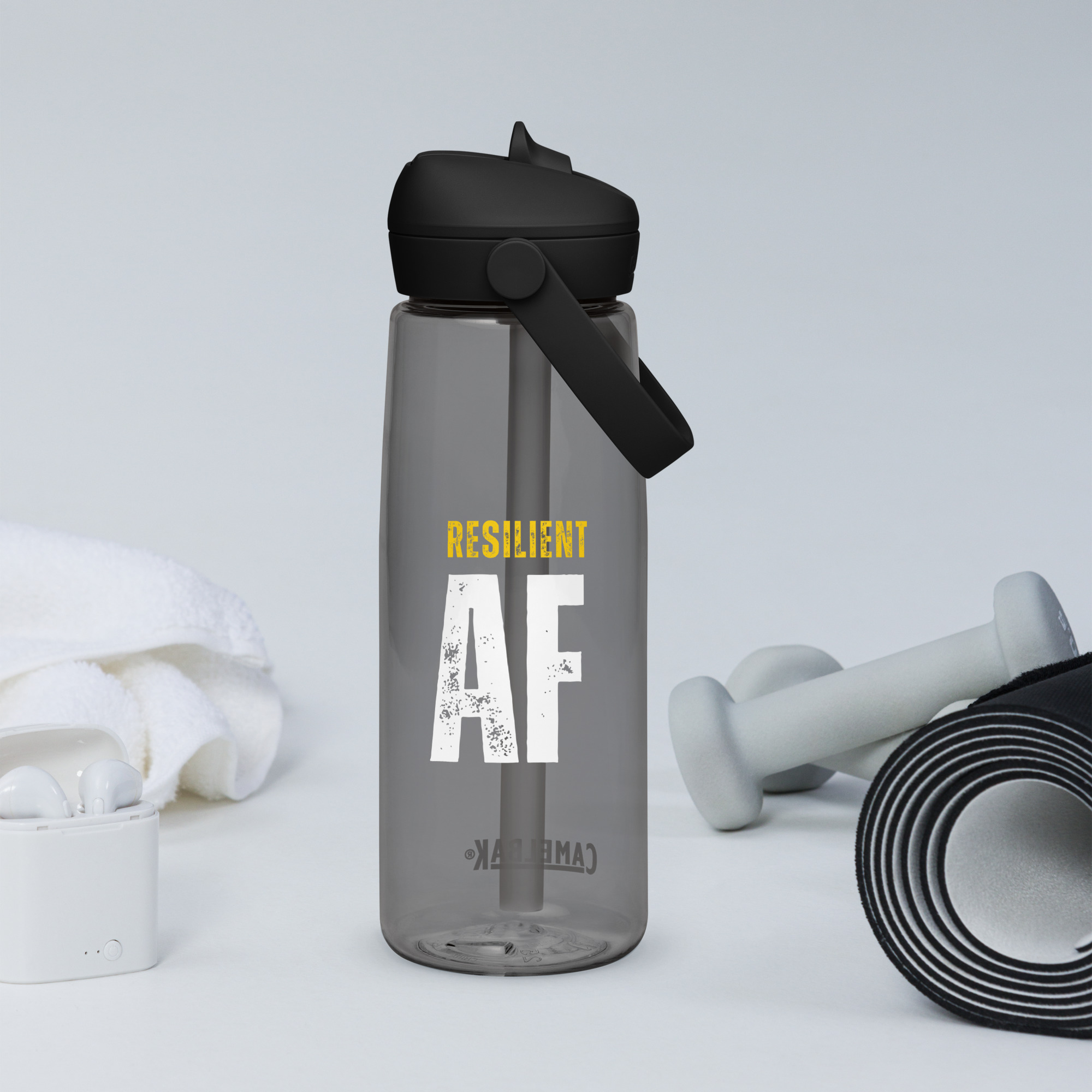 Resilient AF Flip Straw 25 oz. Water Bottle - Image 6