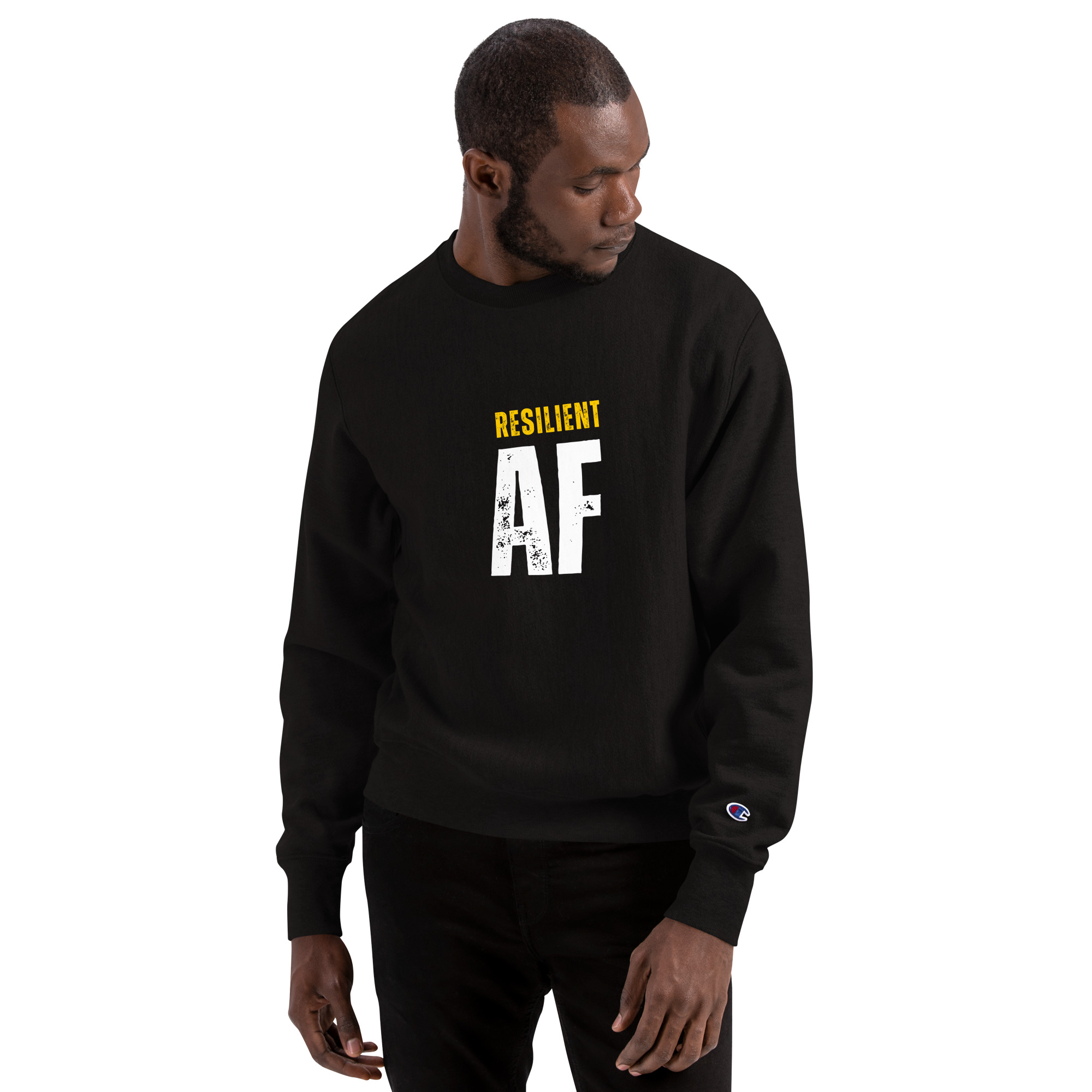 Resilient AF Champion Sweatshirt - Image 2