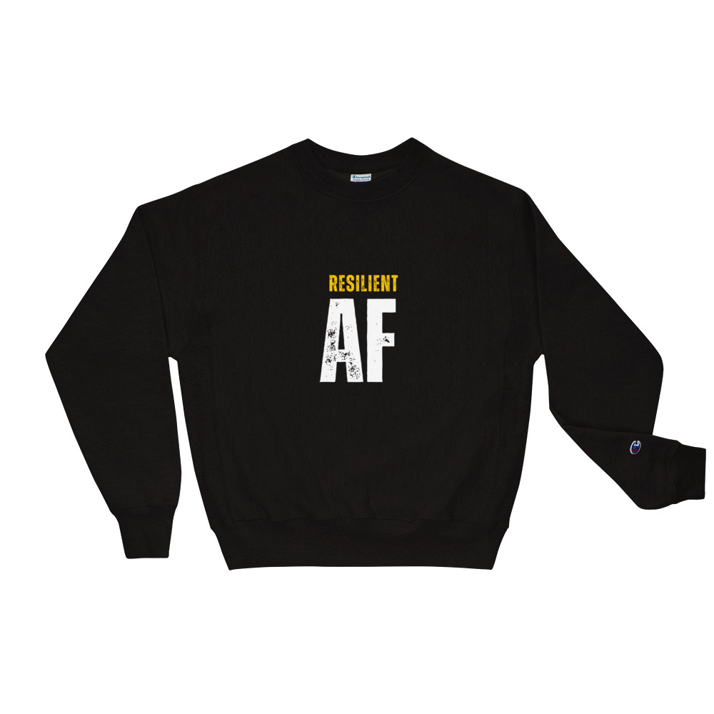 Resilient AF Champion Sweatshirt - Image 7