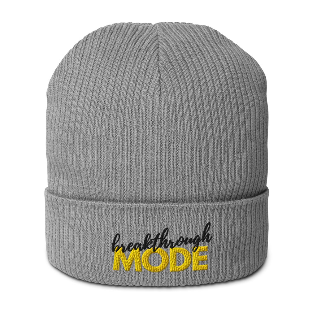 The Breakthrough Collective Organic Ribbed Beanie