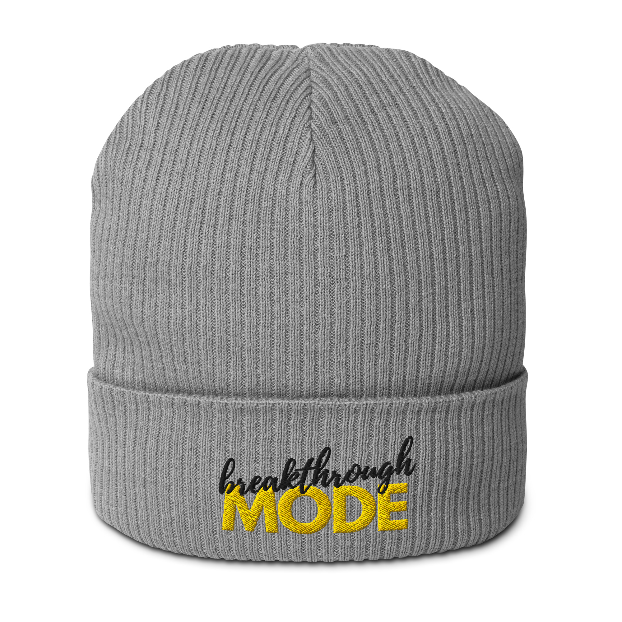 The Breakthrough Collective Organic Ribbed Beanie