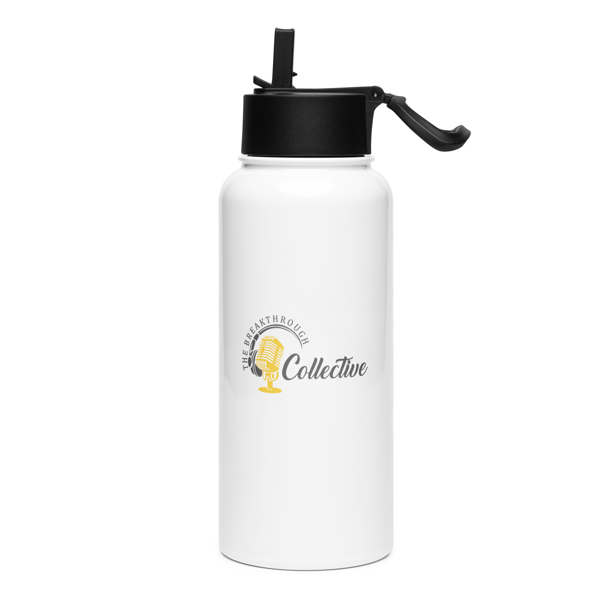TBC Logo Stainless Steel Water Bottle with a Straw Lid - Image 3